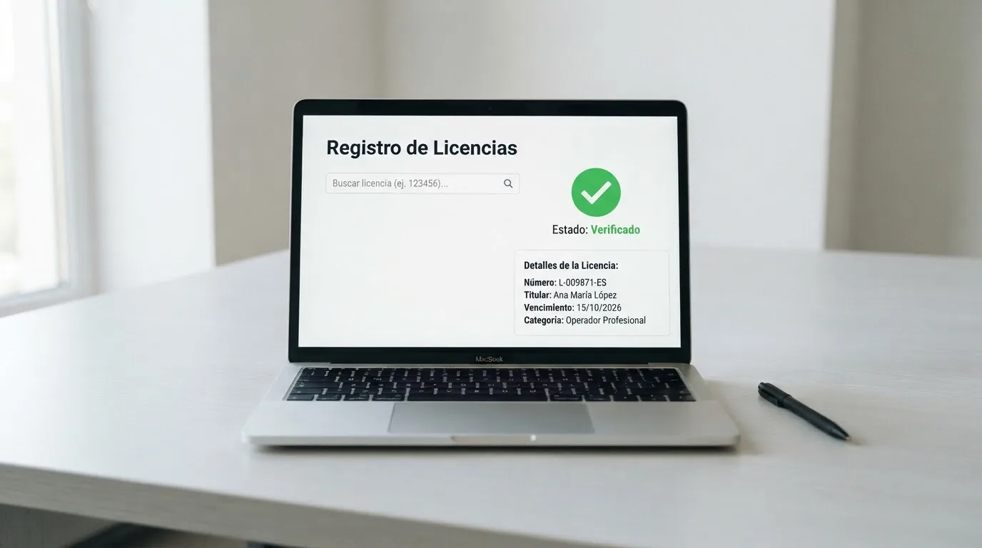 Pantalla del registro oficial de la DGOJ en ordenacionjuego.es mostrando el listado de operadores con licencia en España