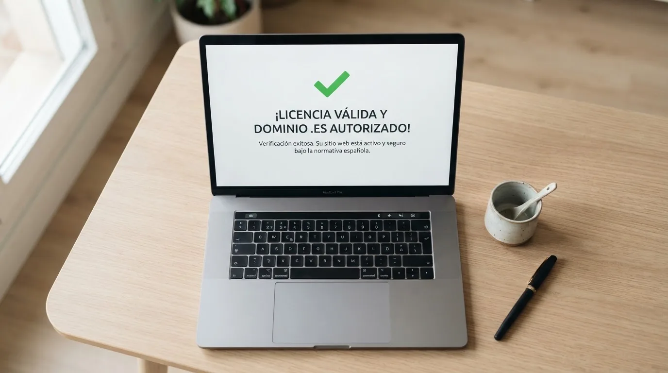 Interfaz de verificación de licencia de la Dirección General de Ordenación del Juego en un casino online español